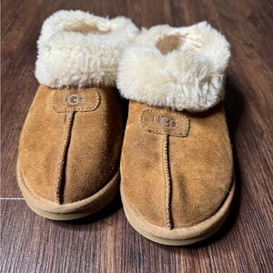 UGG Chestnut Shearling Lined Slippers